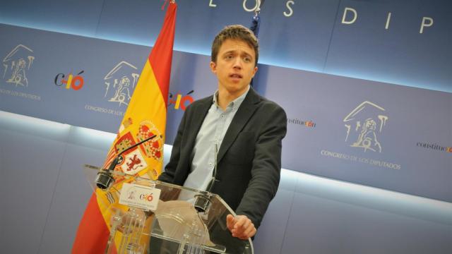 Íñigo Errejón, el día en que renunció a su acta como diputado en el Congreso.