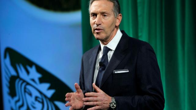 Howard Schultz, expresidente de Starbucks.