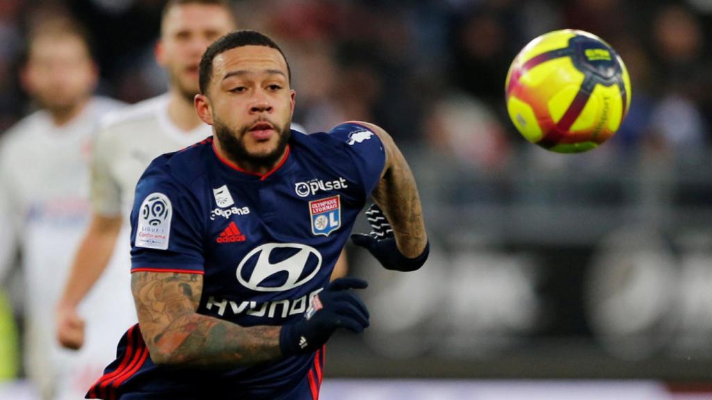 Memphis Depay, con el Lyon