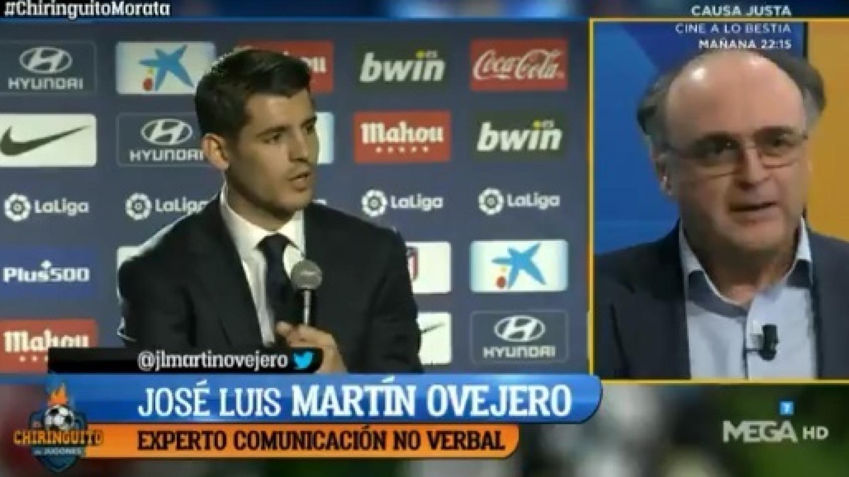 Martín Ovejero, experto en comunicación no verbal. Foto Twitter: (@elchiringuitotv)