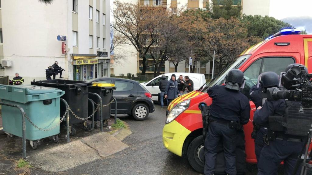 Lugar donde se encuentra atrincherado el tirador de Bastia.