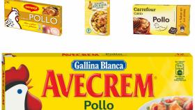 Avecrem y otras pastillas de caldo de pollo