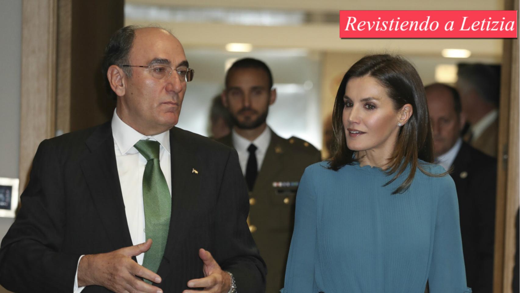 La reina Letizia y el empresario José  Ignacio Sánchez Galán