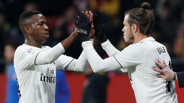 Gareth Bale sustituye a Vinicius ante el Girona