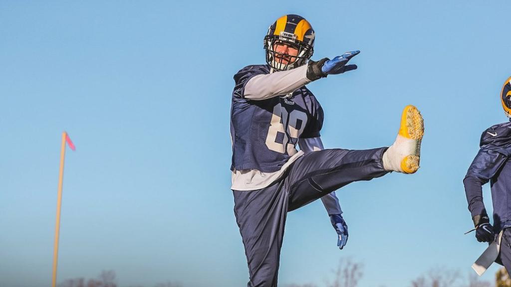 Los Rams, al aire en plena ola de frío para asaltar la Super Bowl. Foto: Twitter: @RamsNFL