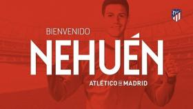 El Atlético ficha a Nehuén, procedente del Atlético Juniors