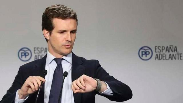 El presidente del PP, Pablo Casado.