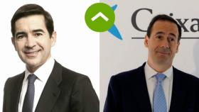 COMO LEONES: Carlos Torres (BBVA) y Gonzalo Gortázar(Caixabank)