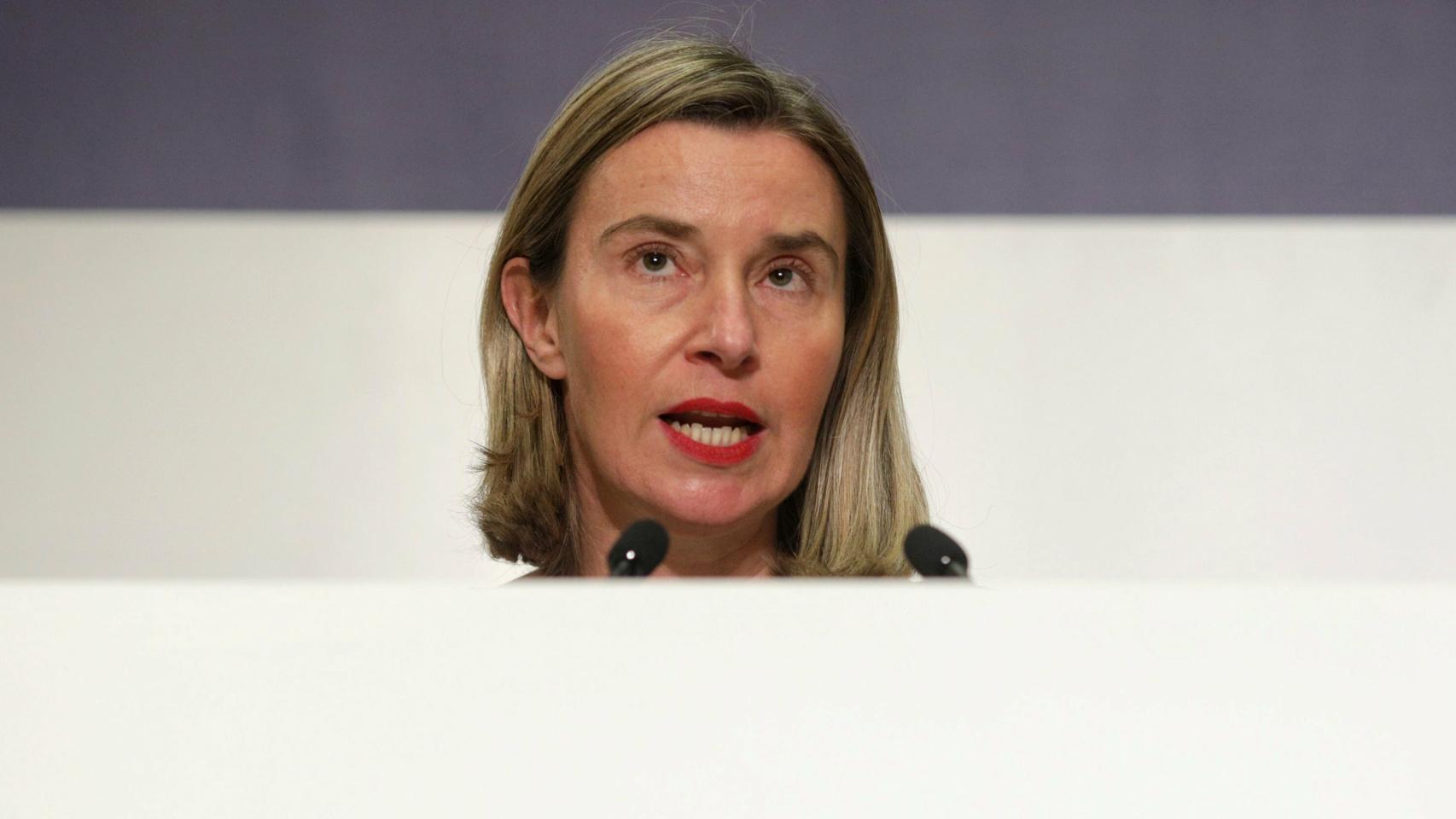 Federica Mogherini, jefa de la diplomacia de la UE