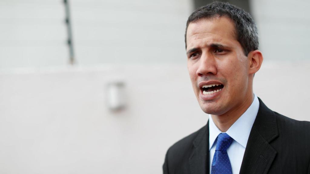 Juan Guaidó,  jefe del Parlamento venezolano.