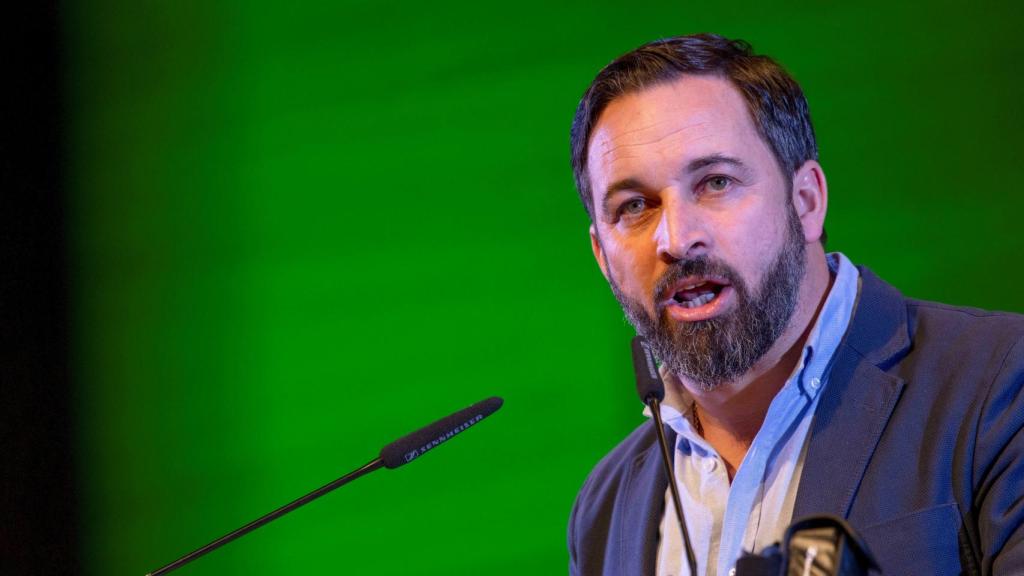 El presidente de VOX, Santiago Abascal.