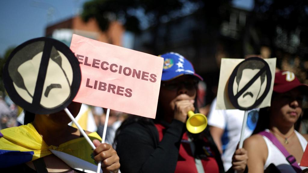 El pueblo venezolano pide unas elecciones libres y transparentes.
