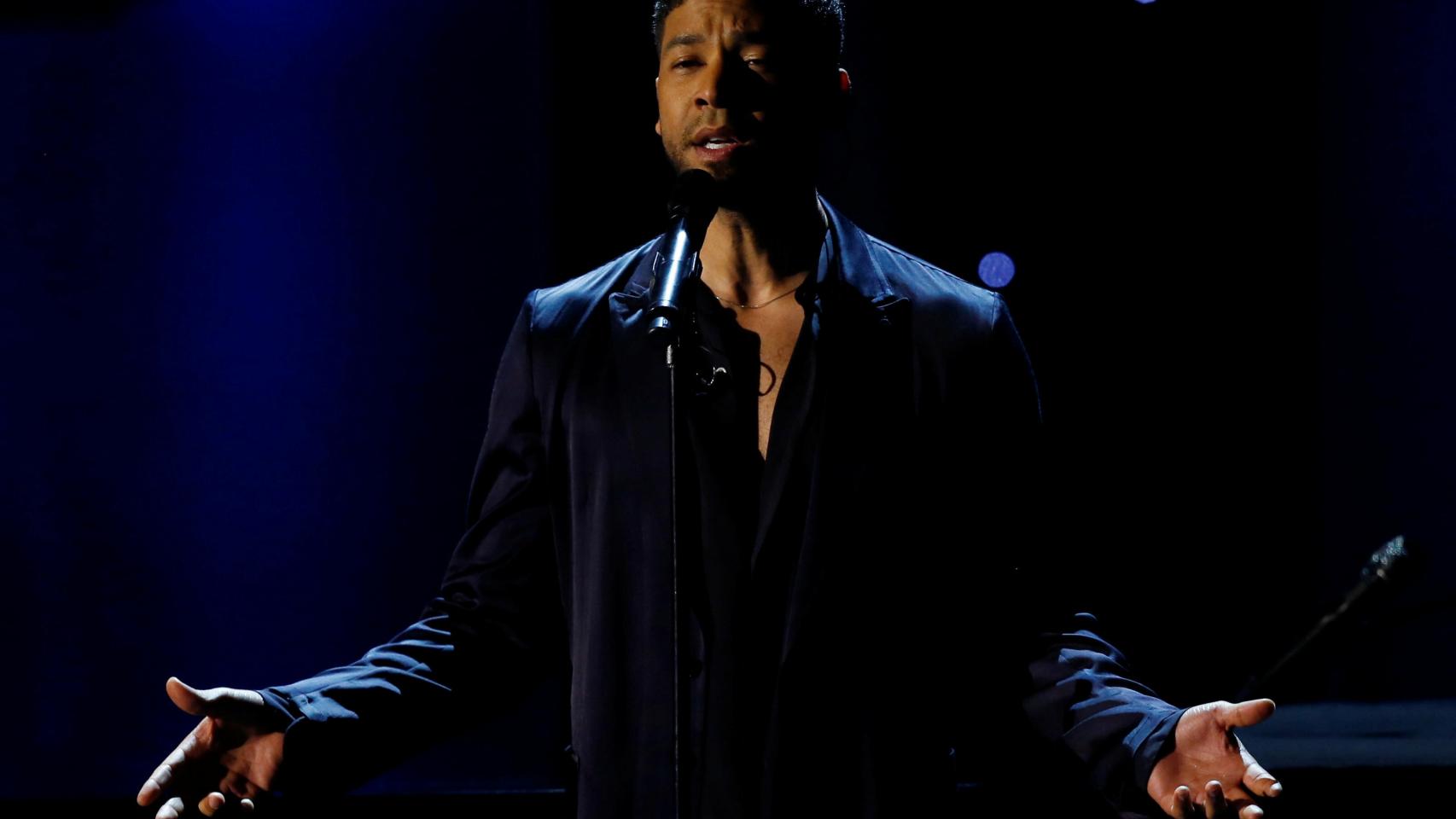 Jussie Smollett en el 47th NAACP Image Awards.