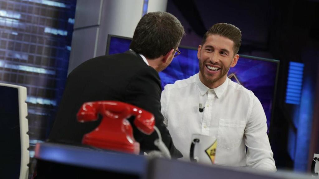 Sergio Ramos en El Hormiguero. Foto Twitter: (El_Hormiguero)