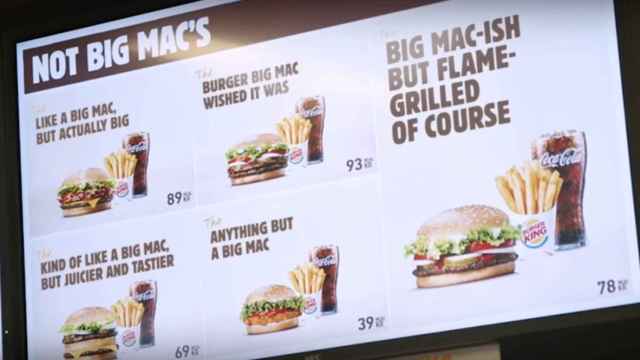 Burger King se ríe de McDonald´s y de sus problemas con la marca Big Mac