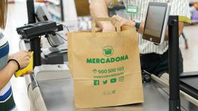 La bolsa de papel de Mercadona.