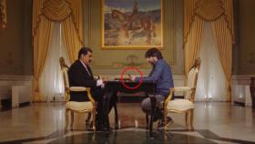 Jordi Évole llama a Juan Guaidó en presencia de Nicolás Maduro / La Sexta.