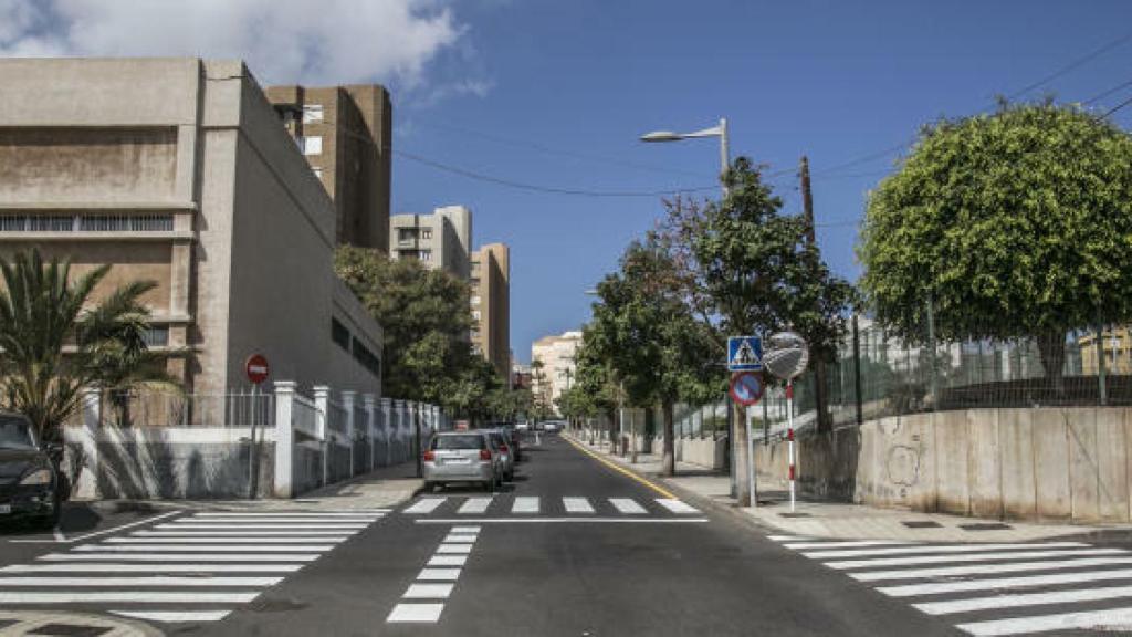 Imagen de una calle del barrio de Ofra, en Santa Cruz de Tenerife.