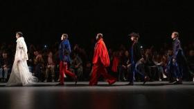 Desfile de Palomo Spain en la New York Fashion Week.