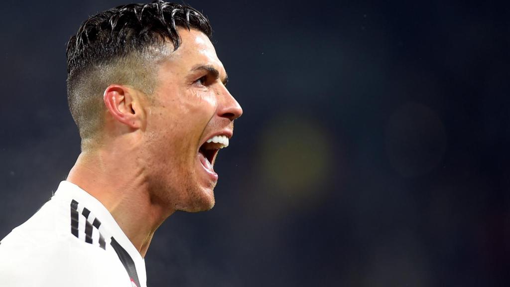 Cristiano Ronaldo celebra un gol con la Juventus