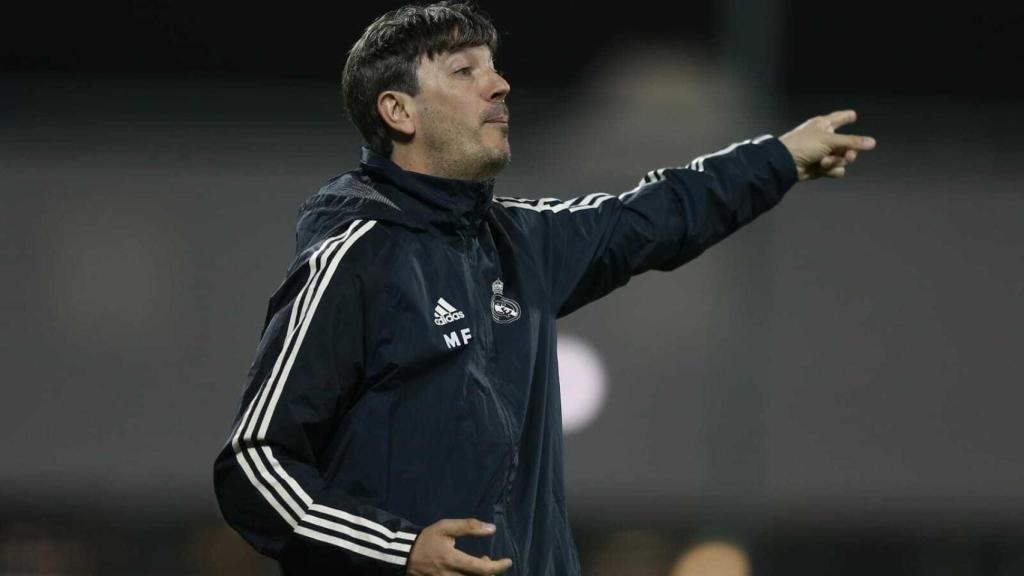 Manu Fernández, entrenador del Juvenil C del Real Madrid