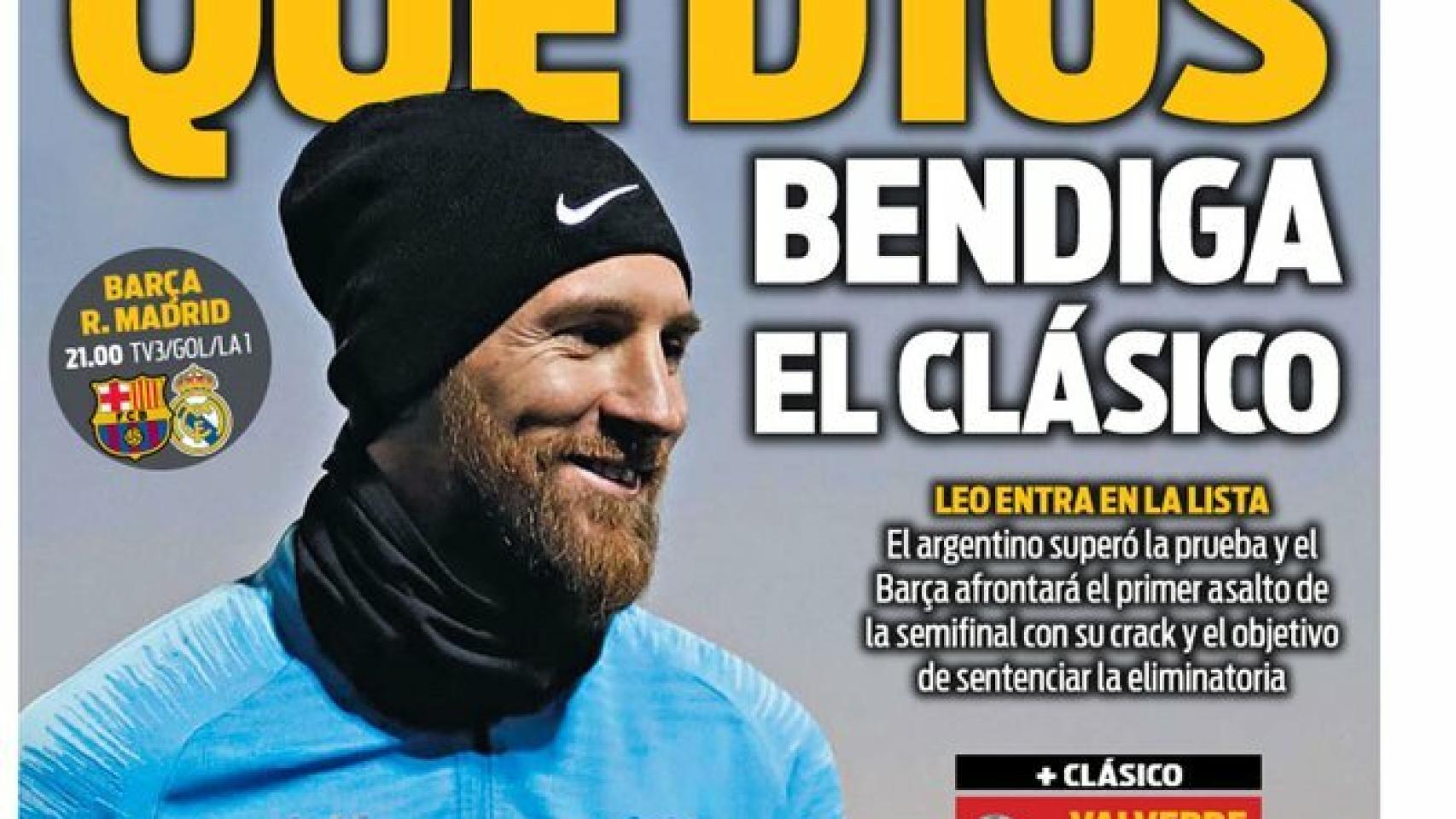 La portada del diario Sport (06/02/2019)