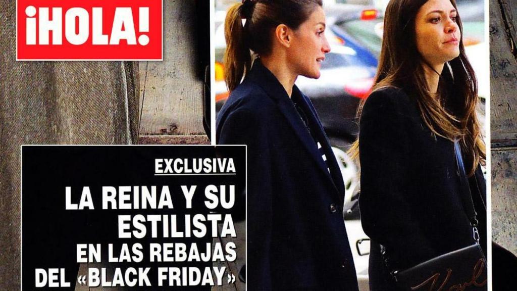 La reina Letizia y su estilista Eva Fernández de compras por la calle Serrano.