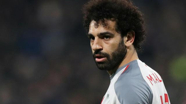 Salah en el encuentro ante el West Ham