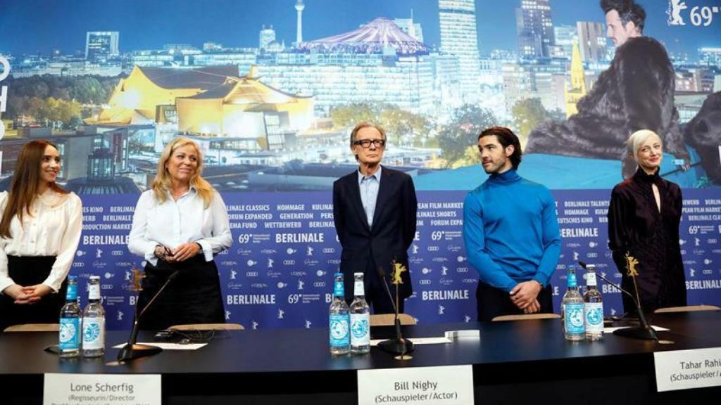 El equipo de la película en Berlín.