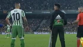 Jesé Rodríguez debuta con el Betis en el partido de Copa contra el Valencia. Foto: Twitter (@elchiringuitotv)