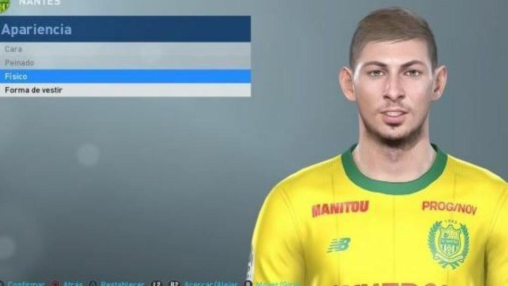 Pro Evolution Soccer incluye el rostro de Emiliano Sala: Foto: PES 2019