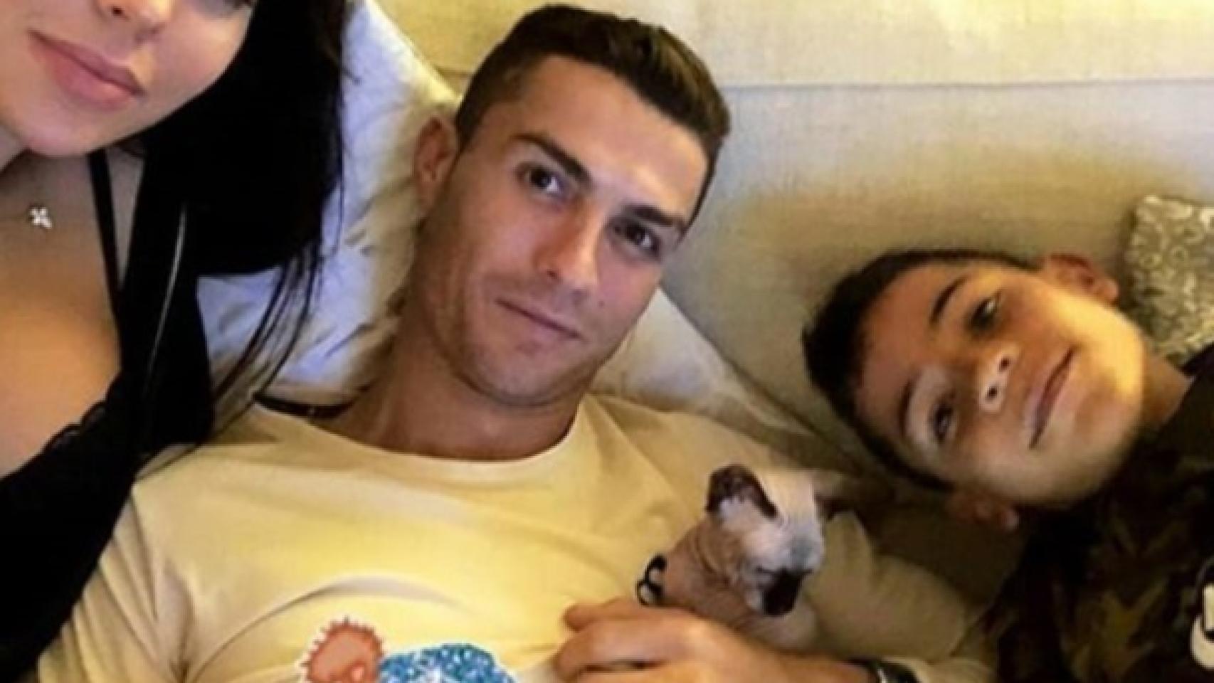 El gato de Cristiano Ronaldo. Foto Instagram:(georginagio)