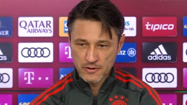 Kovac, en rueda de prensa