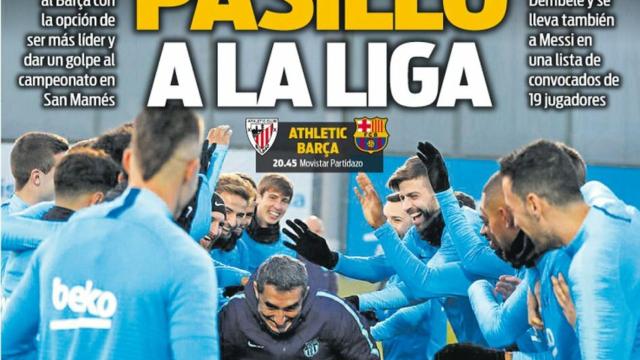 La portada del diario Sport (10/02/2019)