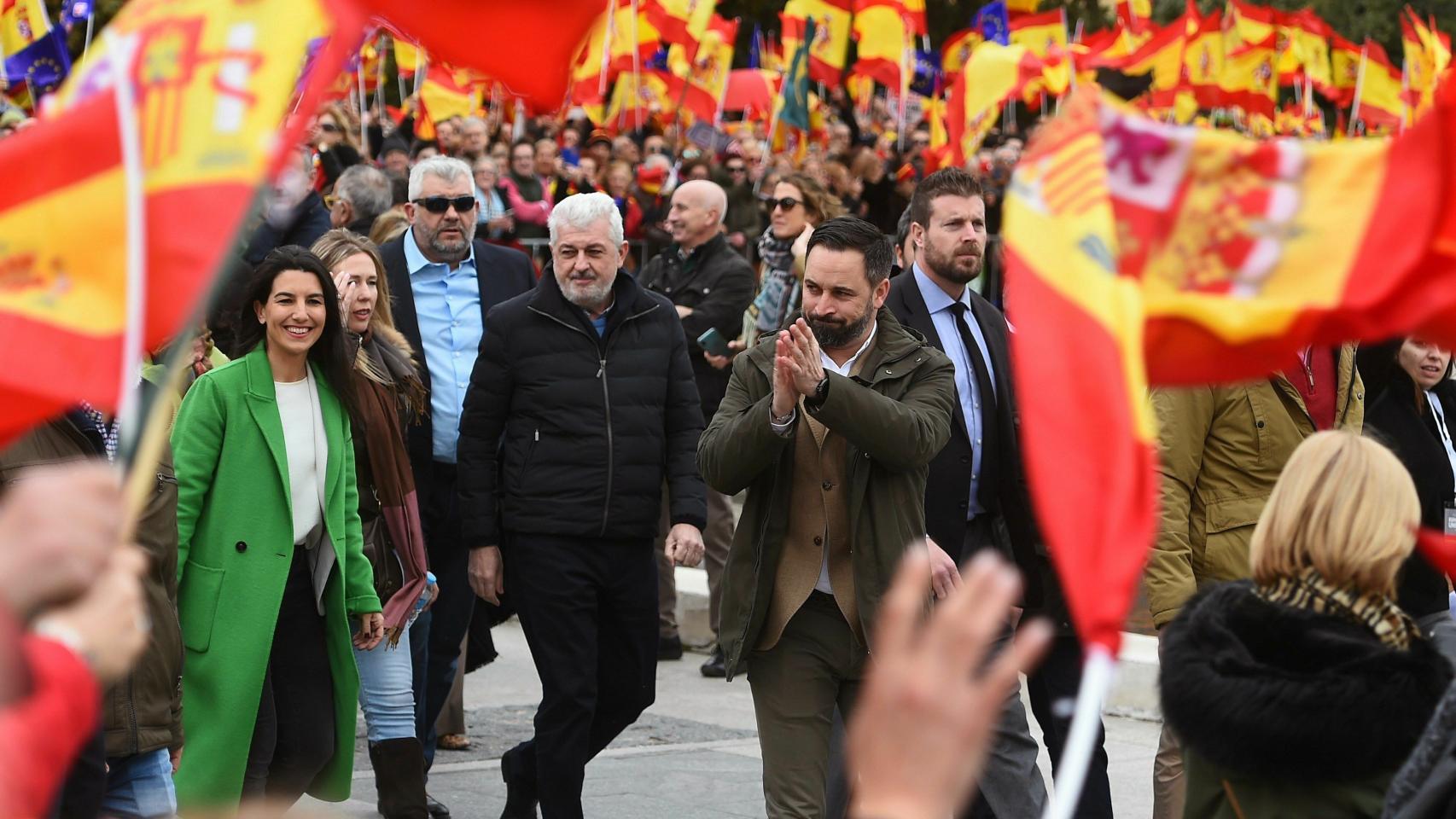 La clase política arropa la manifestación por la unidad de España