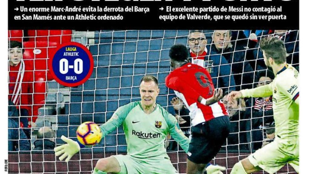 La portada del diario MUNDO DEPORTIVO (11/02/2019)