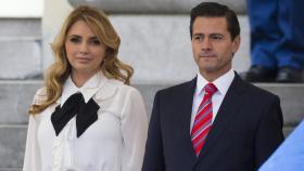 Angélica Rivera y Enrique Peña Prieto en una imagen de archivo