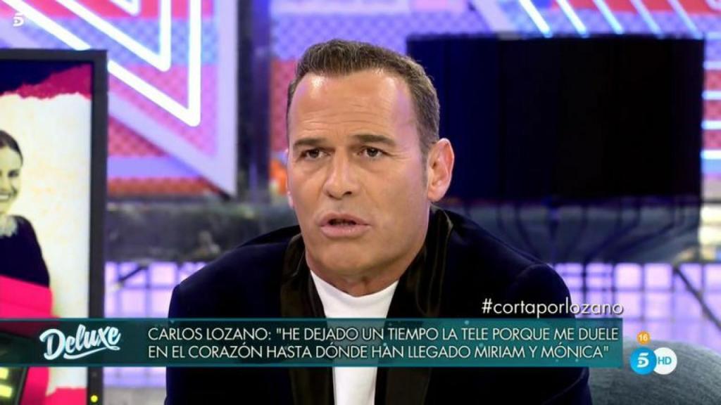 Carlos Lozano en su última intervención en 'Sábado Deluxe'