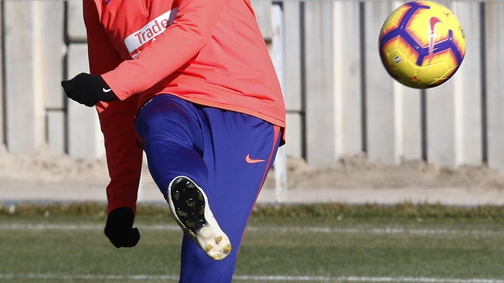 Diego Costa ya se entrena con el Atlético de Madrid. Foto: Twitter (@Atleti)