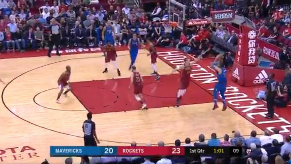 Doncic sigue imparable, suspensión increíble para paralizar a los Rockets