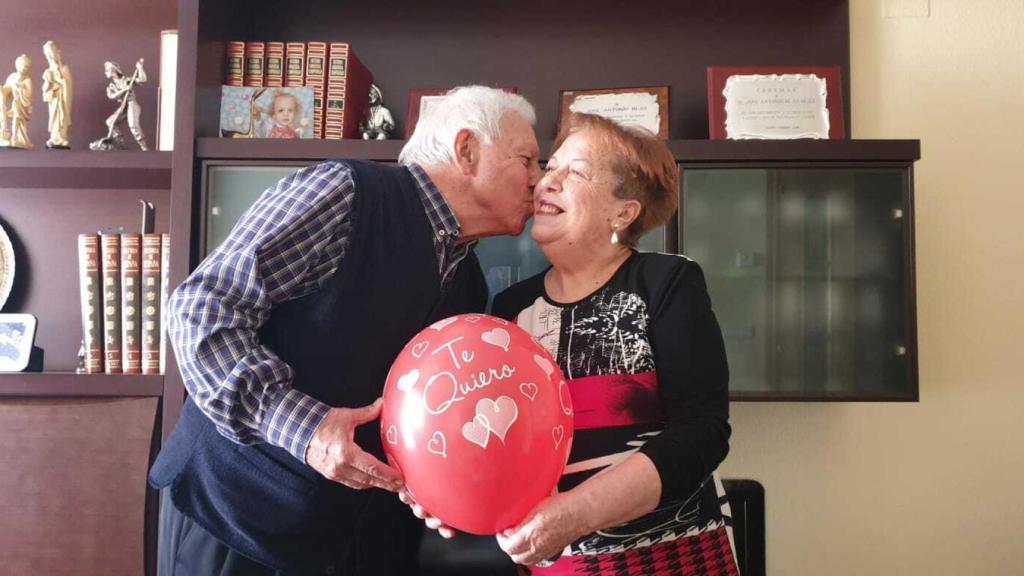 José Antonio y Mercedes comparten su vida desde hace 60 años.