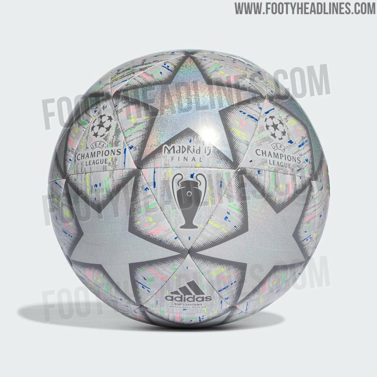 El balón de la final de la Champions League 2019. Foto: footyheadlines.com