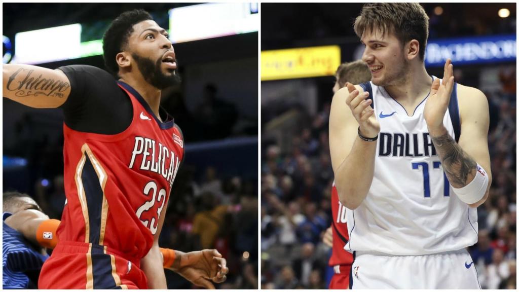 Anthony Davis y Luka Doncic