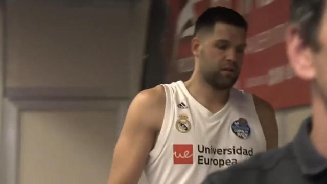 Felipe Reyes, tras la final de la Copa del Rey