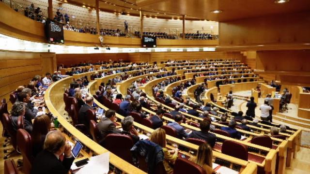 El Pleno del Senado español.