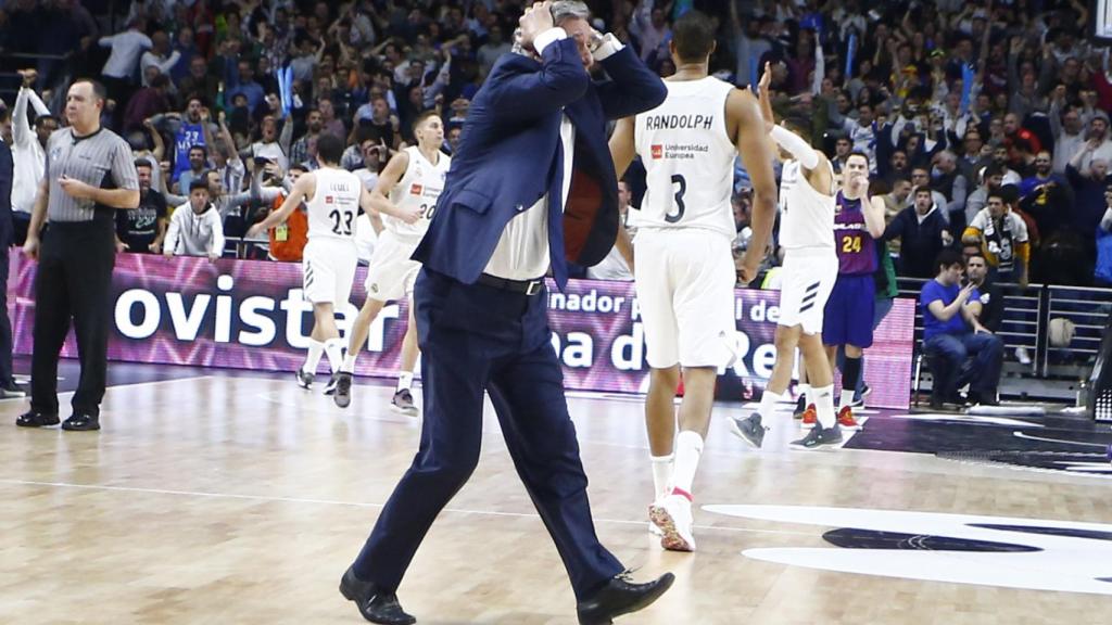 Pesic invadió el campo durante la final contra el Real Madrid