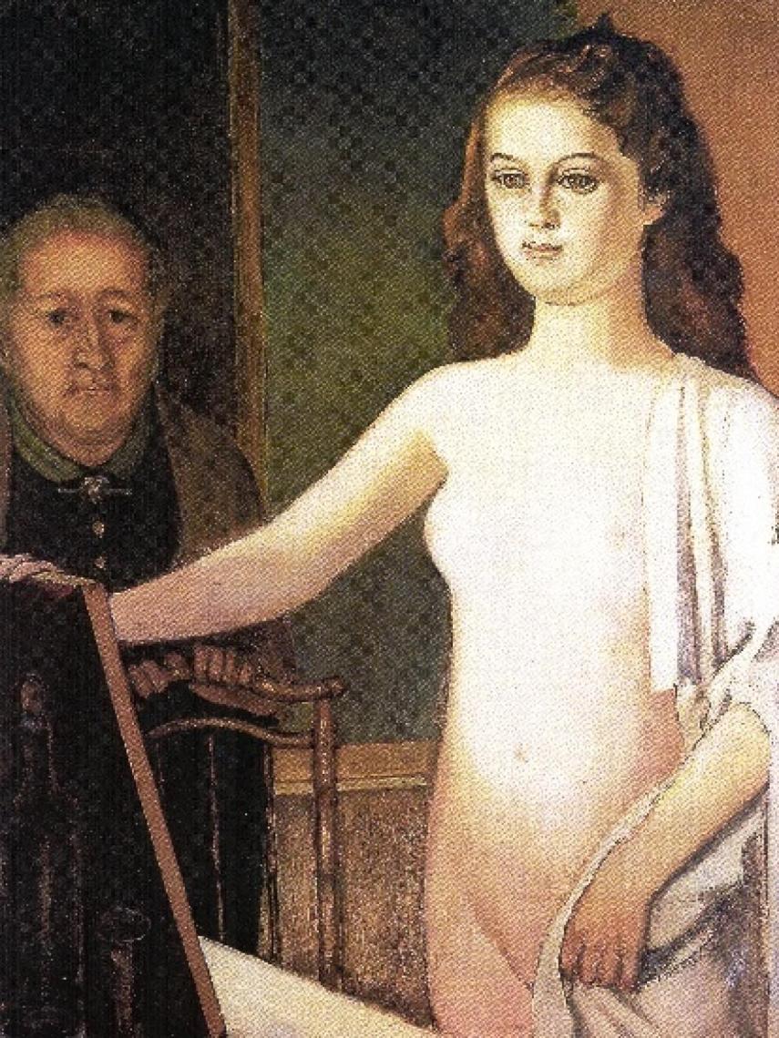 Muchacha ante el espejo. Balthus. Museo Thyssen.