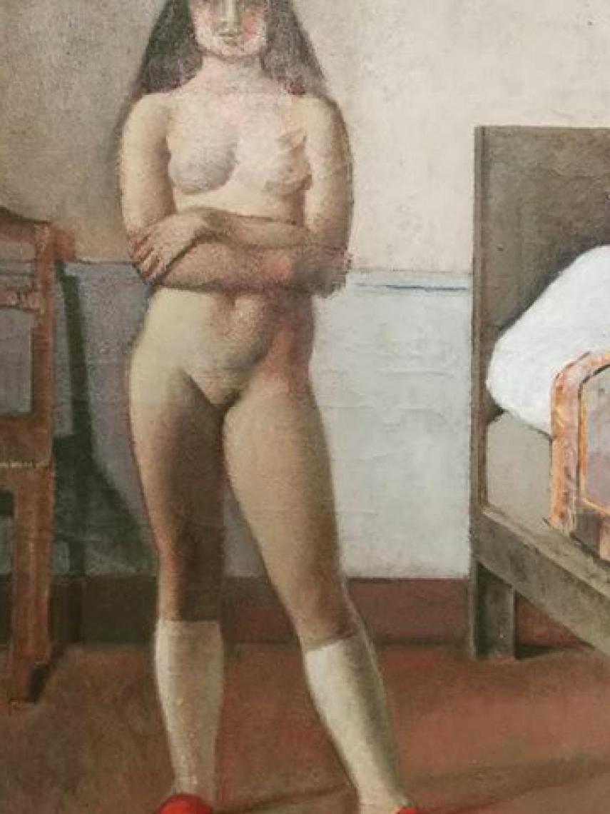Desnudo en la silla, Balthus. Museo Thyssen.