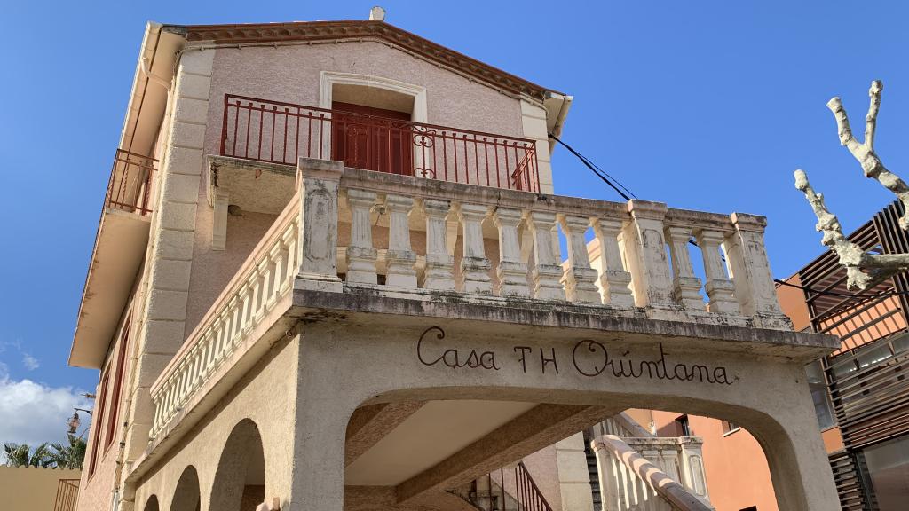 El hotel de Collioure donde falleció Antonio Machado.