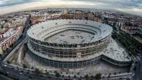 El estadio Nuevo Mestalla en la actualidad